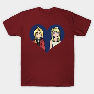 Ed and Winry - shipping dolls T-Shirt